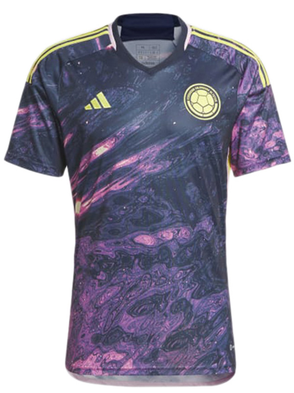 Colombia maglia da trasferta della da donna 2023 coppa del mondo di calcio kit da uomo uniforme da calcio top maglia sportiva